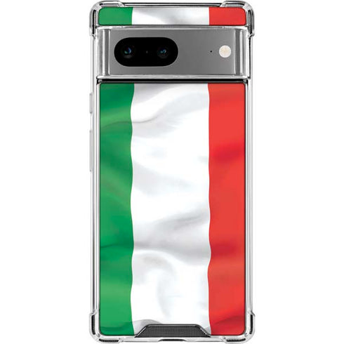 Italy Flag Google Pixel 8 Clear Case